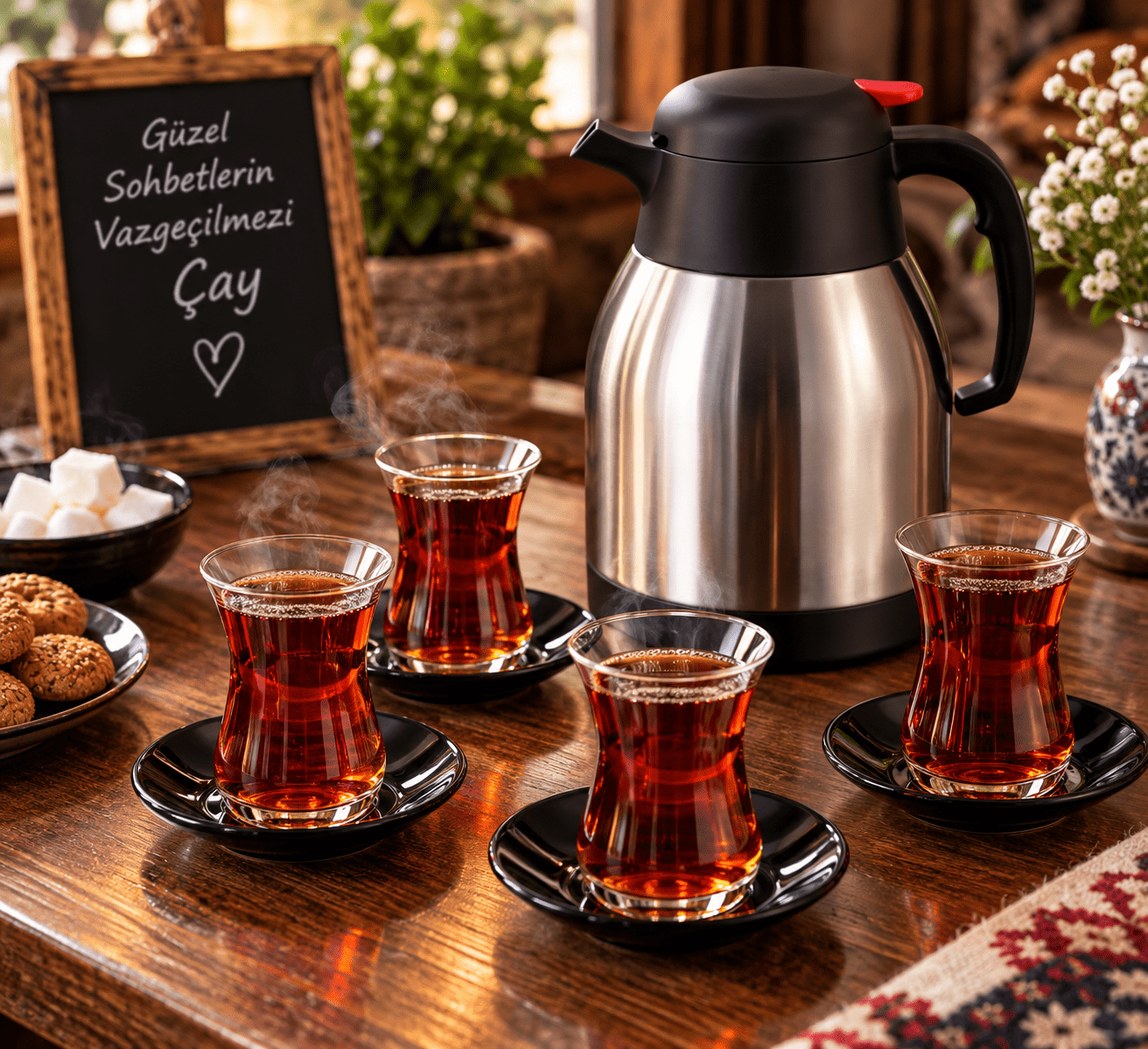 Çay Potu (Kalabalık Müşteriler için)