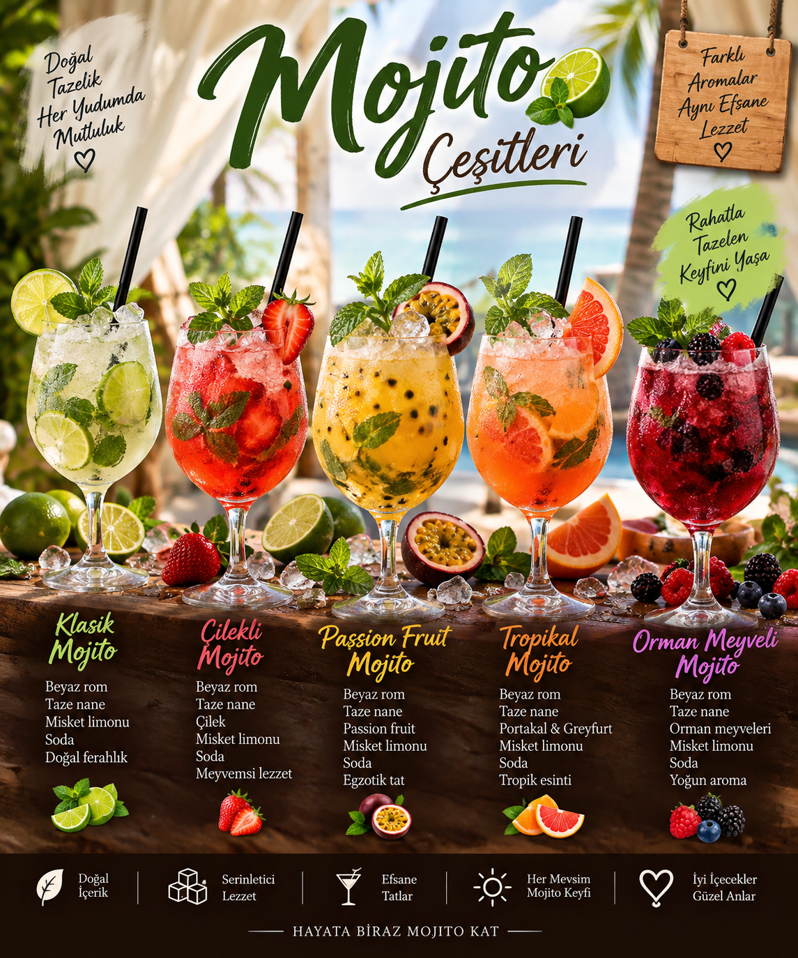 Mojito Çeşitleri