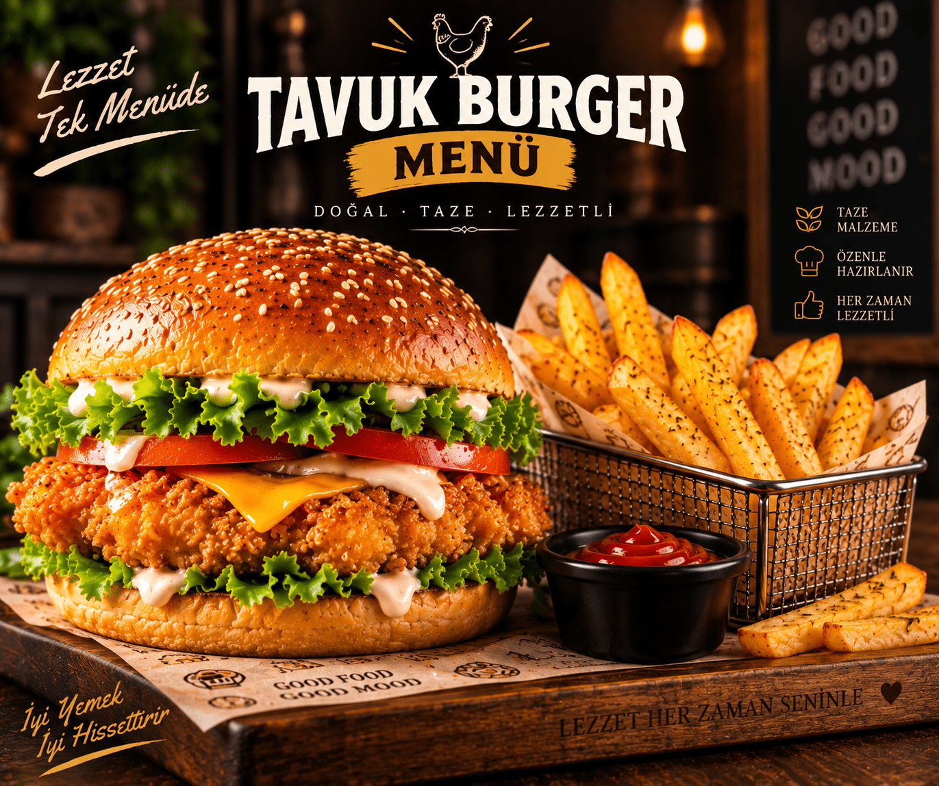 Tavukburger